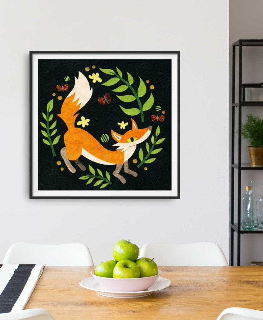 Fox In the Ferns Print – Kate Endle