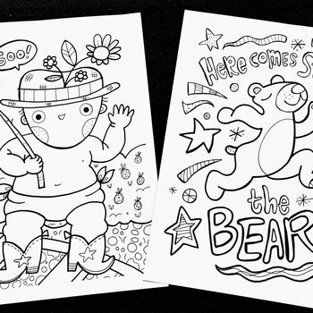 Color With Caspar And Kate Coloring Pages Volume 2