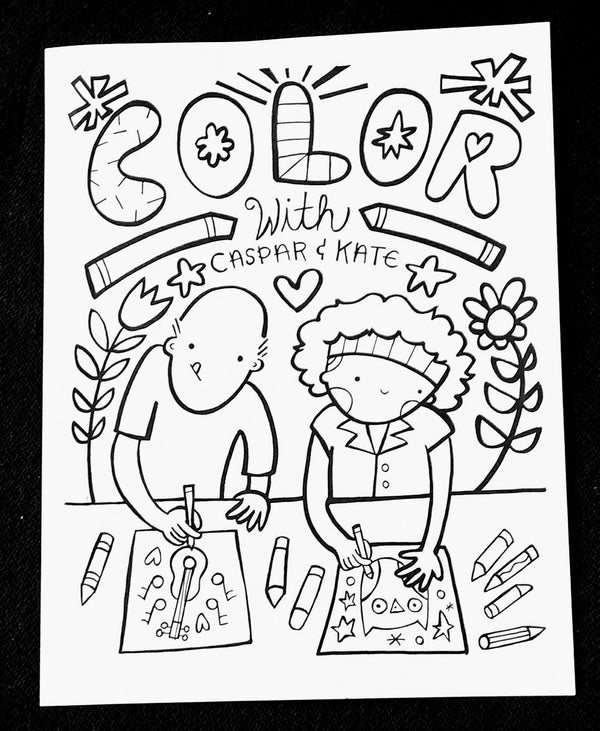 Color With Caspar And Kate Coloring Pages Volume 2