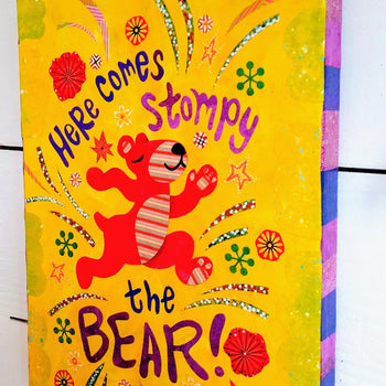 Stompy the Bear Caspar Babypants Print