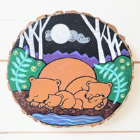 Sleeping Bear Family Panel 10" Round