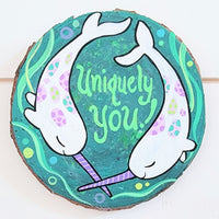 Uniquely You! Painted Birch Panel 5" Round