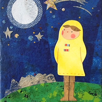 Kid Collection 4x5", 6x8", 8x10" and 6x12" Original Collages