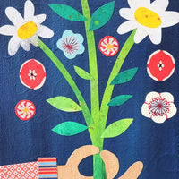Love Life Bouquet 6x12"Original Collage