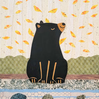 Bear At the River 12x16" Original Collage
