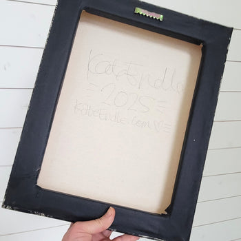 Fox In Winter 12x16" Original Collage