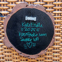 Hand Painted Original 6" Painted Round Series