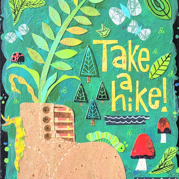 Take a Hike! 8x10" Original Collage