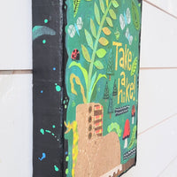 Take a Hike! 8x10" Original Collage