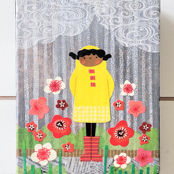 Go Outside Series 6x8" Original Collages