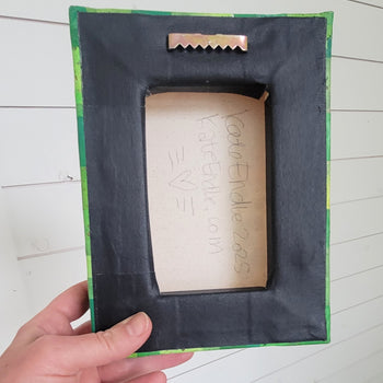 Owl In the Yard 6x8" Original Collage