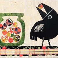 Pretty Things For Crows 6x12" Original Collage