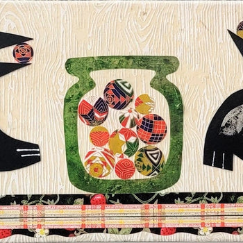 Pretty Things For Crows 6x12" Original Collage