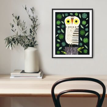 Owl At Midnight Print