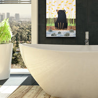 Bear At the River 12x16" Original Collage