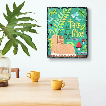 Take a Hike! 8x10" Original Collage