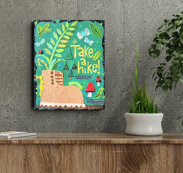 Take a Hike! 8x10" Original Collage