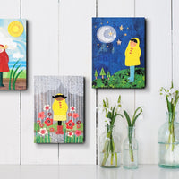 Go Outside Series 6x8" Original Collages