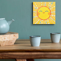 Sunny Sun 6x6" Original Collage