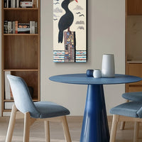 Cormorant Cove 10x20" Original Collage