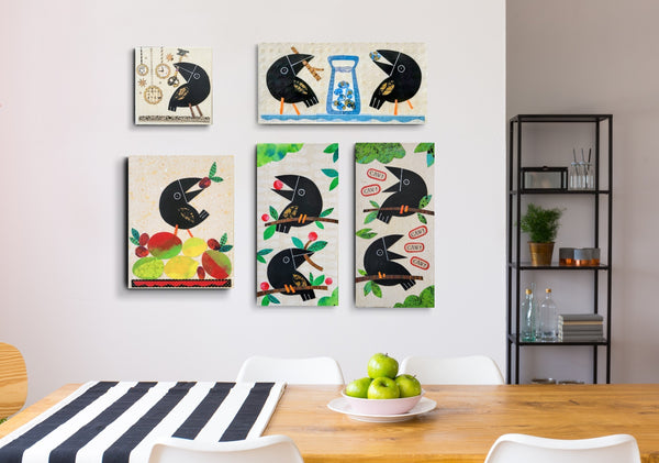 Crow Series Original One of Kind Collages