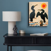 Cormorant Cove 11x14" Original Collage