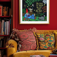 We Read To Know That We Are Not Alone Print