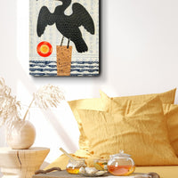 Cormorant Cove 9x12" Original Collage