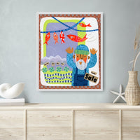 Fly Fishing Fish Market Print Portugal Fish Series