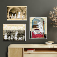 Ghosty Sad Times Prints Postcard Series