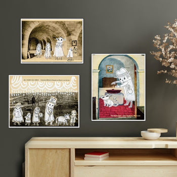 Ghosty Sad Times Prints Postcard Series