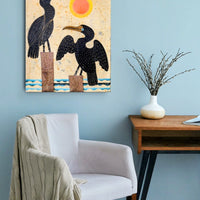 Cormorant Cove 11x14" Original Collage