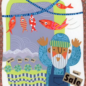 Fly Fishing Fish Market Print Portugal Fish Series