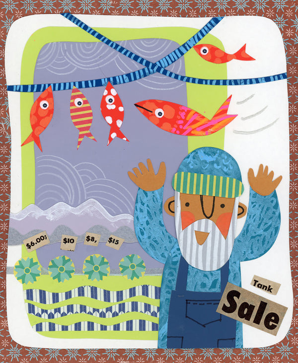 Fly Fishing Fish Market Print Portugal Fish Series