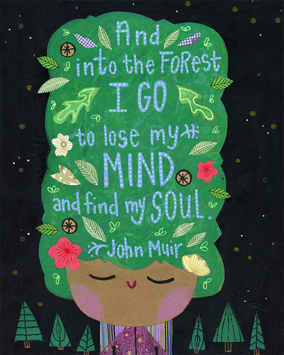 And Into The Forest Print