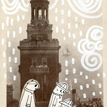 Ghosty Sad Times Prints Postcard Series