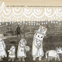 Ghosty Sad Times Prints Postcard Series