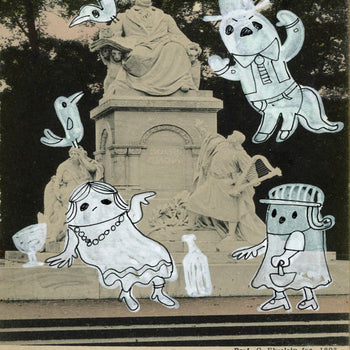 Ghosty Sad Times Prints Postcard Series