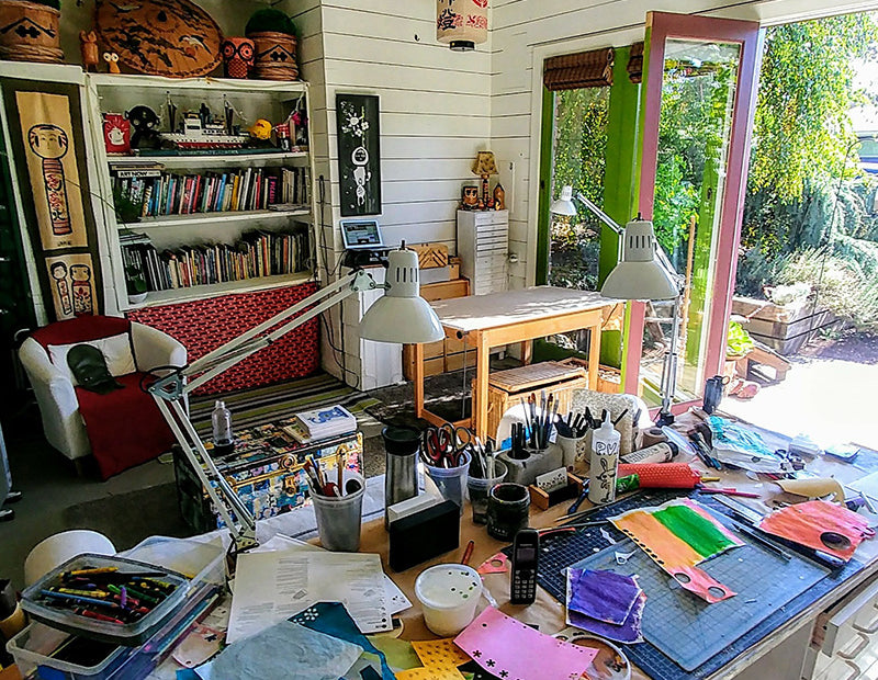 Kate Endle art studio