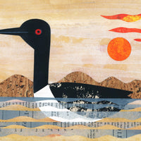 Loon On Lake Print