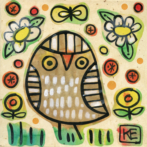 Kate Endle owl art