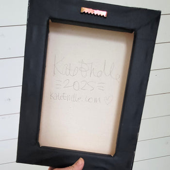 Fox In Winter 12x16" Original Collage