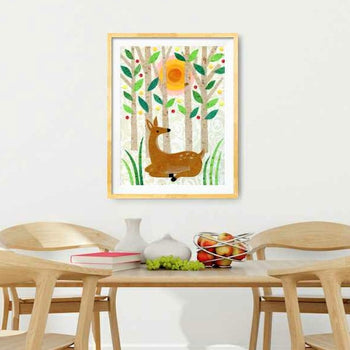 Deer In the Forest Print