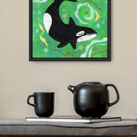 Orca Swims Print
