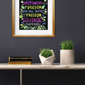The Secret of Happiness Print