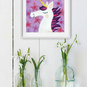 Unicorn Purple Print