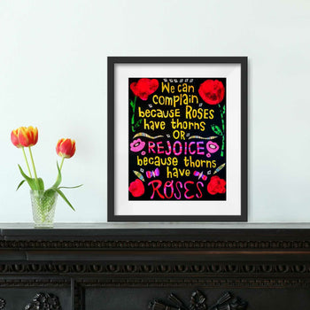 Roses and Thorns Print