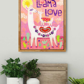 Llama Love Print