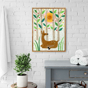 Deer In the Forest Print