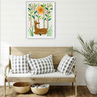 Deer In the Forest Print